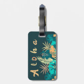 Hawaiian Aloha Groetbagage. Label Bagagelabel (Achterkant verticaal)