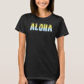 Hawaiian Aloha Hawaii Pineapple Tiki T-shirt (Voorkant)