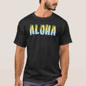 Hawaiian Aloha Hawaii Pineapple Tiki T-shirt (Voorkant)