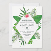 Hawaiian Aloha Luau Baby shower Uitnodiging (Voorkant)