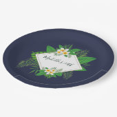 Hawaiian Aloha Luau Birthday Party Papieren Bordje (Gekanteld)
