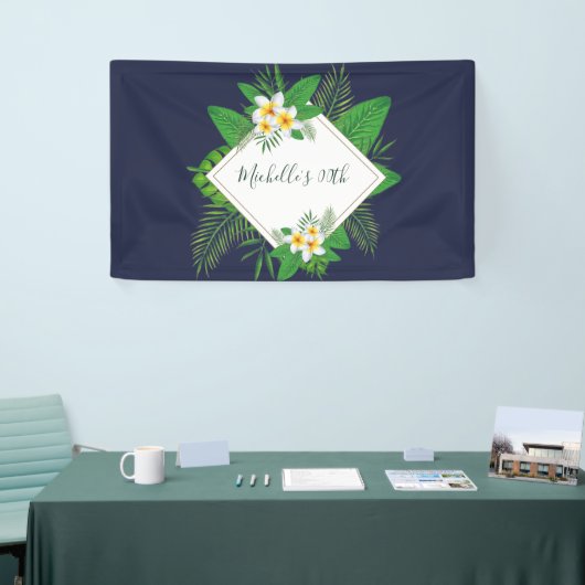 Hawaiian Aloha Luau Birthday Party Spandoek (Beurs)