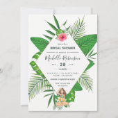 Hawaiian Aloha Luau Bridal Shower Kaart (Voorkant)