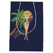 Hawaiian Aloha Luau Party Guest Favor Medium Cadeauzakje (Achterkant)