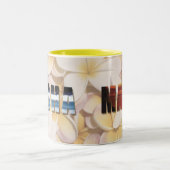 Hawaiian "Aloha-Mahalo" (Welkom en bedankt) Tweekleurige Koffiemok (Center)