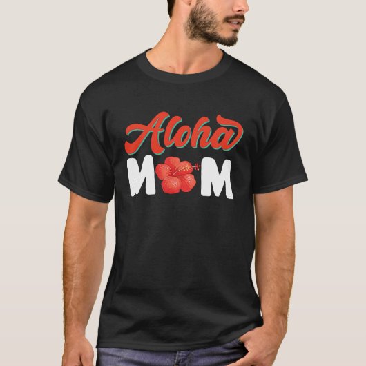 Hawaiian Aloha mama Hawaii Pineapple Tiki T-shirt (Voorkant)