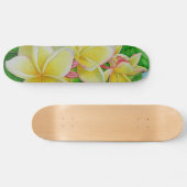Hawaiian Aloha Plumeria Persoonlijk Skateboard (Horizontaal)