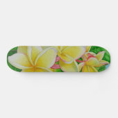 Hawaiian Aloha Plumeria Persoonlijk Skateboard (Horizontaal)