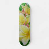 Hawaiian Aloha Plumeria Persoonlijk Skateboard (Voorkant)
