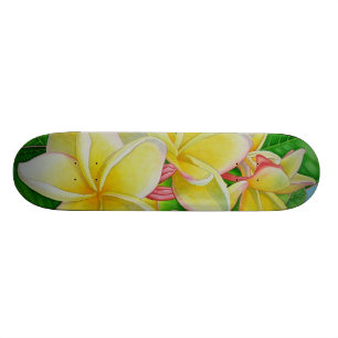 Hawaiian Aloha Plumeria Persoonlijk Skateboard