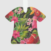 Hawaiian Aloha Shirt kerstversiering Ornament (achterkant)