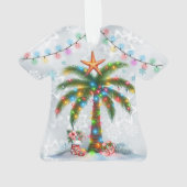 Hawaiian Aloha Shirt met Palm Tree Ornament (achterkant)