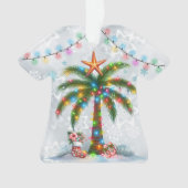 Hawaiian Aloha Shirt met Palm Tree Ornament (voorkant)