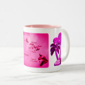 Hawaiian Aloha Style Two-Tone Coffee Mok (Voorkant rechts)