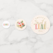 Hawaiian Aloha Sweet Sixteen Floral ID1092 Confetti (Voorkanten)