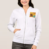 Hawaiian Aloha Tiki Bar Retro Luau Party Hoodie (Voorkant)