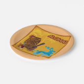 Hawaiian Aloha Tiki Bar Retro Luau Party Papieren Bordje (Gekanteld)