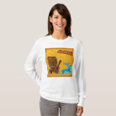 Hawaiian Aloha Tiki Bar Retro Luau Party T-shirt (Voorkant volledig)