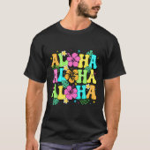 Hawaiian Aloha Tropical Luau Kostuumfeest Hawaï T-shirt (Voorkant)