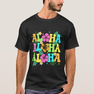 Hawaiian Aloha Tropical Luau Kostuumfeest Hawaï T-shirt