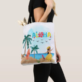 Hawaiian Aloha Vibes Canvas tas (Dichtbij)