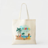 Hawaiian Aloha Vibes Canvas tas (Voorkant)