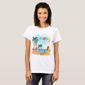 Hawaiian Aloha Vibes Tote Bag T-shirt (Voorkant volledig)