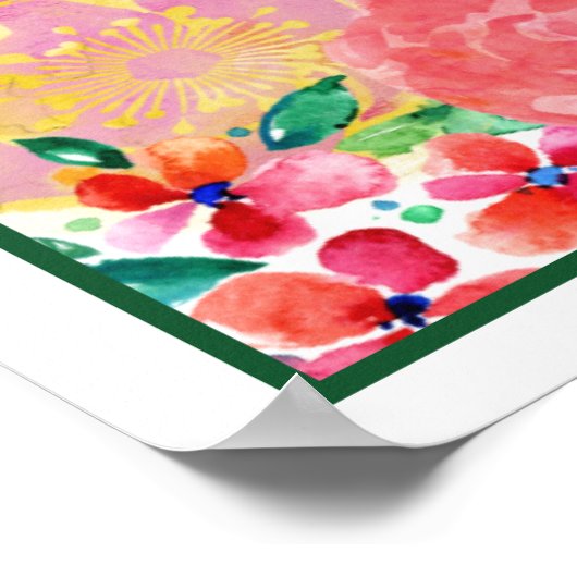 Hawaiian Aloha Wedding Welkom 2 Poster (Hoek)