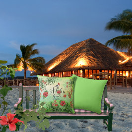 Hawaiian Aloha Welkom bij Paradise Outdoor Pillow Kussen