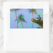 Hawaiian Art Rechthoekige Sticker (Tas)