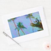 Hawaiian Art Rechthoekige Sticker (Envelop)