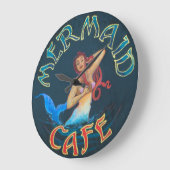 Hawaiian Art van C. Cabral: Mermaid Cafe Sign. Grote Klok (Hoek)