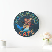 Hawaiian Art van C. Cabral: Mermaid Cafe Sign. Grote Klok (Huis)