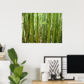 Hawaiian Bamboo Poster (Thuiskantoor)