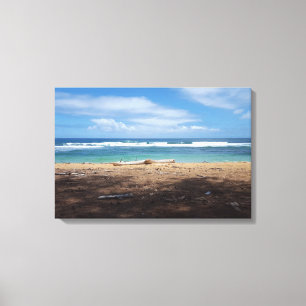 Hawaiian Beach Canvas afdrukken