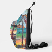 Hawaiian Beach Crossbody Bag Sling Bag (Rechts)