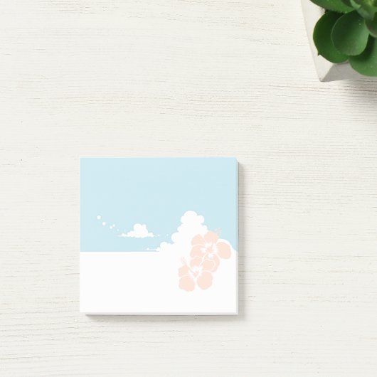 Hawaiian Beach Hibiscus Sky Post-it® Notes