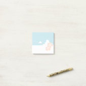 Hawaiian Beach Hibiscus Sky Post-it® Notes (Op bureau)