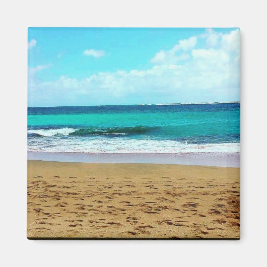 Hawaiian Beach Magneet (Voorkant)