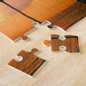 Hawaiian Beach Palm Trees Sunset - Hawaii Travel Legpuzzel (Zijkant)