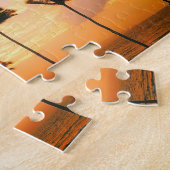 Hawaiian Beach Palm Trees Sunset - Hawaii Travel Legpuzzel (Zijkant)