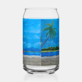 Hawaiian Beach Run Blikvorm Glas (Links)