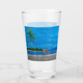 Hawaiian Beach Run Glas (Achterkant)