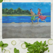 Hawaiian Beach Run Theedoek (Gevouwen)