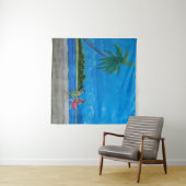 Hawaiian Beach Run Wandkleed (In Situ (horizontaal))