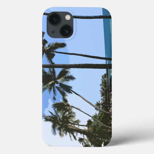 Hawaiian Beach Scene iPad Air Case (Achterkant)