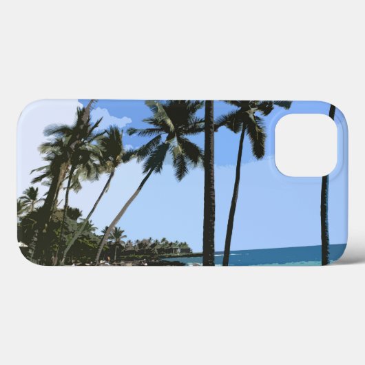 Hawaiian Beach Scene iPad Air Case (Achterkant (horizontaal))