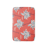 Hawaiian beach shirt, doodle palmpatroon. badmat (Voorkant Verticaal)