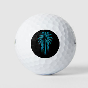 Hawaiian Beach Zomer Tropische Vakantie Palmboom Golfballen