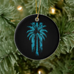 Hawaiian Beach Zomer Tropische Vakantie Palmboom Keramisch Ornament<br><div class="desc">Hawaiian Beach Zomer Tropische Vakantie Palmboom</div>